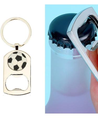 Bottle Opener Keychain Football Beer Soda Bottle Opener Keyring Beverage Bottle Opener Key Ring for Women Men Gift for Christmas Birthday - Buy Online on GoSupps.com