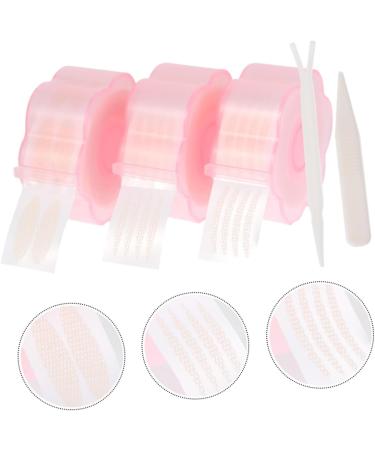 FOMIYES 9 Rolls Double Eyelid Sticker Breathable Eyelid Lift Eyelid Invisible Fold Eyelid Droopy Eyelid Tape Eyelid Stickers No Trace Pink Double Eyelid Fiber Lifting Belt - Buy Online on GoSupps.com