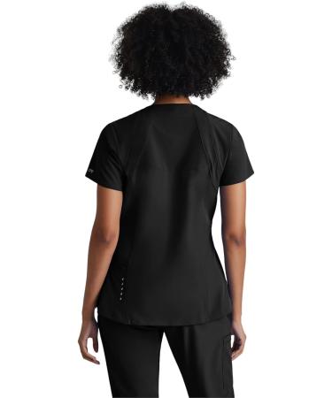 BARCO One 5105 Women's 4-Pocket V-Neck Top - Large, Black - Buy Online on GoSupps.com