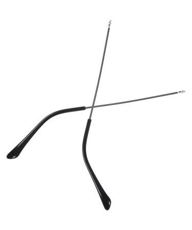 Lurrose 1 pair of glasses made of metal sunglasses broken legs Schnaps glass spare glasses for glasses glasses repair set temple glasses frame holder glasses legs