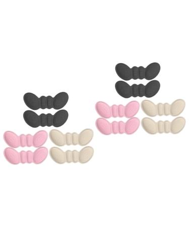Mobestech 6 Pairs Set Self-Adhesive High Dress Shoe Heel Non Slip Heel Pads Heel Protector Pads Womens Insoles Womens Pumps Shoe Grips Heels Heel Grips Women's Shoes Patch Woman