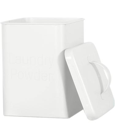 Liquid Laundry Detergent Holder - 3L Fabric Softener Dispenser with Spoon | Laundry Powder and Liquid Detergent Dispenser Large Capacity for Laundry Room Organization Haoying Beige - Buy Online on GoSupps.com