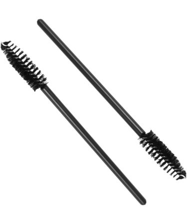 Tovmekdjn 50 pcs New Professional Disposable Eyelashes Mascara Brushes Cosmetic Brush Black - Buy Online on GoSupps.com