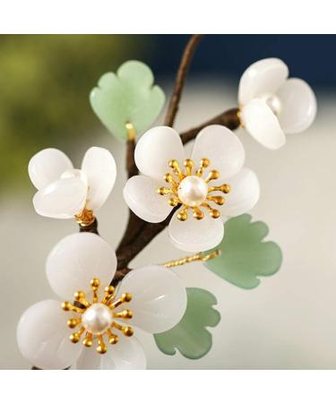 Lurrose Bridal Hair Clip Bridal Hair Clips Floral Hair Headdress Chinese Style Floral Hair Clips for Woman Girl Kids Tiara - Buy Online on GoSupps.com