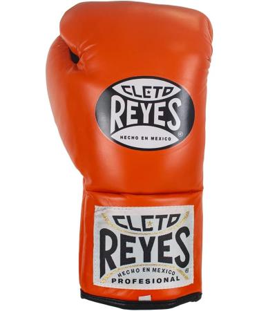 Cleto Reyes Tiger Orange Competition Boxing Gloves - 10.0 oz - Buy Online on GoSupps.com
