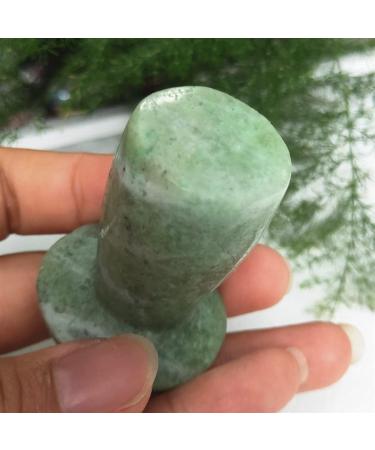Natural Green Serpentine Quartz Mushroom Hsiuyen Jade Crystal Buttom Mushroom 1pcs Suitable for Home Primary Stones and Minerals - Buy Online on GoSupps.com