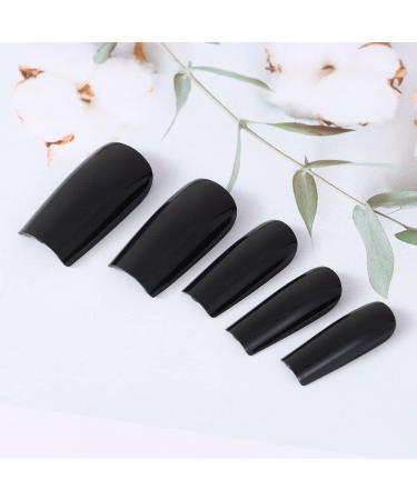 DIY Long Square Head Self-adhesive Stickers Detachable Full Cover Fake Nails Acrylic Manicure(1) - Buy Online on GoSupps.com