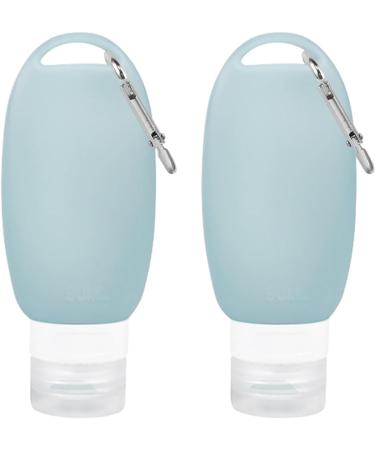 Divono 2stk Futtertube - Reusable 90ml Light Green Dog Feed Tube with Silicone Band & Carabiners | Perfect for Water & Food Storage - Buy Online on GoSupps.com