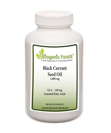 Black Currant Seed Oil - Essential Fatty Acid 140 mg of Natural Sourced GLA - 1 000 mg 120 Capsules