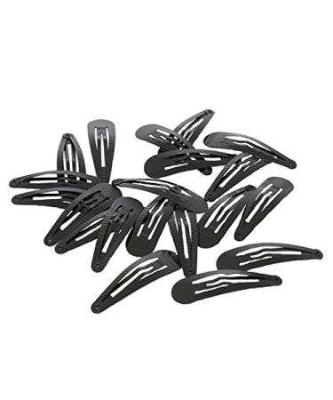 Premium Black Hair Clips (20 Pack) | 4.9 cm Corrugated Design for Strong Hold | White Storage Box Included - International Shipping - Buy Online on GoSupps.com
