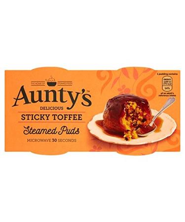 Auntys Sticky Toffee Puddings 2 X 95G