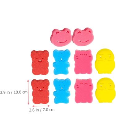 Beavorty 20 Pcs Soft Bath Sponge & Loofah Set for Children - Gentle Scrubber for Shower & Bath Time - Perfect Toddler Cleanser - Buy Online on GoSupps.com