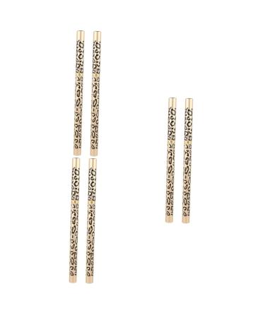 NOLITOY 6 Pcs Pencil Sharpener Double Ended Pencil Long Makeup Eyebrow Pencils Gel Make up Eyebrow Line Miss 1 count (Pack of 1) As Shownx3pcs