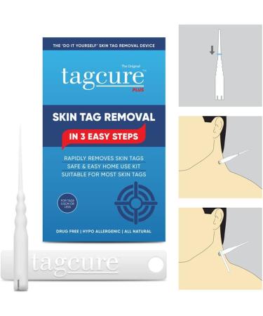 Tagcure Skin Tag Removal Kit - Easy Removal with x10 Tag Bands, Swabs, & Plasters (0.5cm or Less) | Buy Now - Buy Online on GoSupps.com