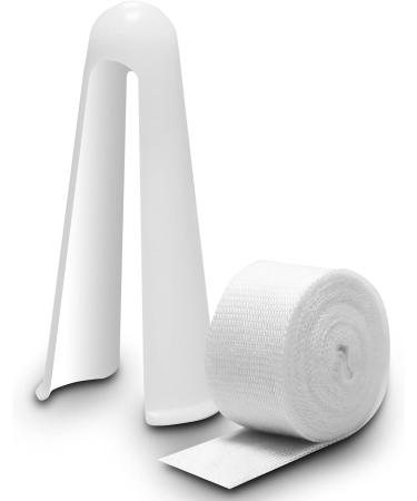 RE-GEN Tubular Gauze Finger Toe Digit Bandage Dressing 2m x 2.5cm + Applicator | Size 12 | Ideal for Bulky Fingers & Toes - Buy Online on GoSupps.com