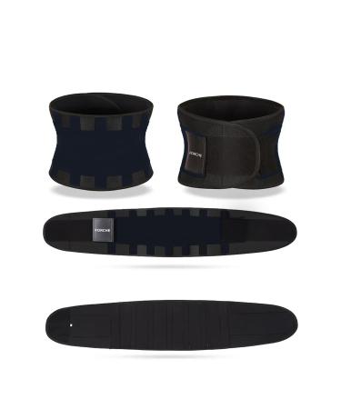 FORCHE Adjustable Lumbar Support Belt for Lower Back Pain Relief - Breathable Back Brace for Men and Women (L) - Buy Online on GoSupps.com
