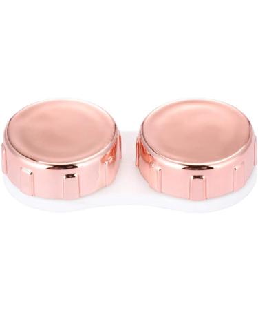 Exblue Mini Cute Contact Lens Case Kit - Pink Mirror Storage Box for Travel | Ideal for Men & Women - Buy Online on GoSupps.com