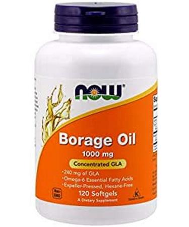 Now nf Borage Oil 1000mg 120 capsules - Buy Online on GoSupps.com