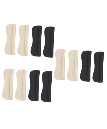 Gatuida 12 Pairs Shoes Feet Pads High Heel Grips Insoles for High Heels Sticky Heel Grips Insoles for Heels Anti-wear Feet Sticker Back Heel Shoe Filler Beige Do Not Follow Men and Women