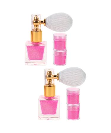 FOMIYES 2 Sets Glitter Powder Face Paint Makeup Glitter Shimmer Glitter Spray for Hair Body Flash Powder As Shown 2x2pcs 7.4X6.8CMx2pcs