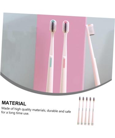 GLEAVI 5pcs Soft Bristle Toothbrush Set for Teens - Sensitive Gum Care Bamboo Charcoal Travel Brushes - Buy Online on GoSupps.com