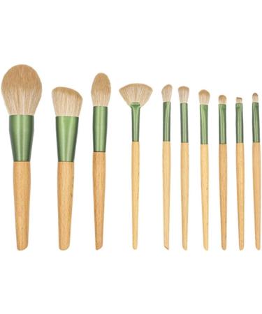 10 Pieces Full Makeup Brushes Loose Powder Brush Foundation Brush Nose Shadow Brush Soft Fiber Hair - Buy Online on GoSupps.com