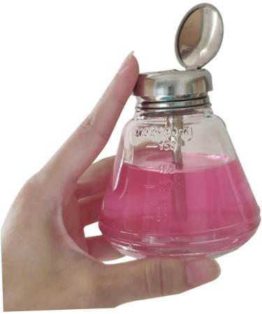 Beavorty 1PC pumping bottle dispenser pump bottle push down pump dispenser down pump bottle nail polish remover bottle push down bottle glass down travel - Buy Online on GoSupps.com