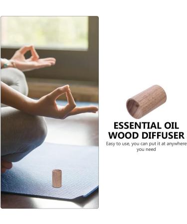 Brown Walnut Small Wood Essential Oil Diffuser - Aromatherapy for Home Office & Car | Shop Eco-Friendly Interior Accessories - Buy Online on GoSupps.com