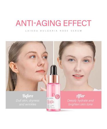 Madi Kay Designs Bulgaria Rose Serum 17ml - Deep Hydrating Anti-Aging Facial Essence for Brightening, Repairing, and Smoothing Skin Tone - Buy Online on GoSupps.com
