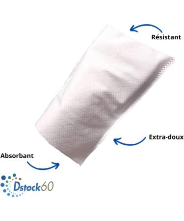 Dstock60 - 50 Nonwoven Disposable Waffle Wash Gloves | 80g Welded | International Shipping Available - Buy Online on GoSupps.com
