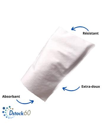 Dstock60 - 1000 Disposable Waffle Wash Gloves | Fleece - 80g - Welded | International Shipping Available - Buy Online on GoSupps.com