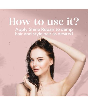 Shine Repair Hair Heat Protector 4oz - Infused with Shine-Boosting Vitamins for Manageable and Shiny Hair - Buy Online on GoSupps.com