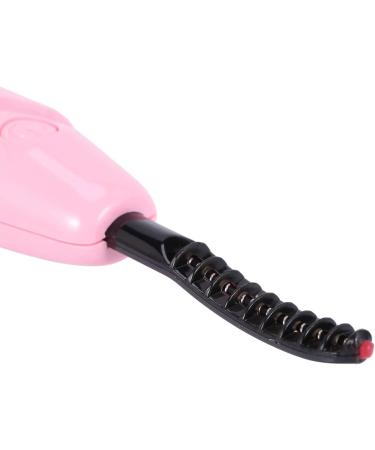 KTELI Electric Heated Eyelash Curler - USB Charge Makeup Curling Kit for Long Lasting Natural Lashes - Pink - Buy Online on GoSupps.com