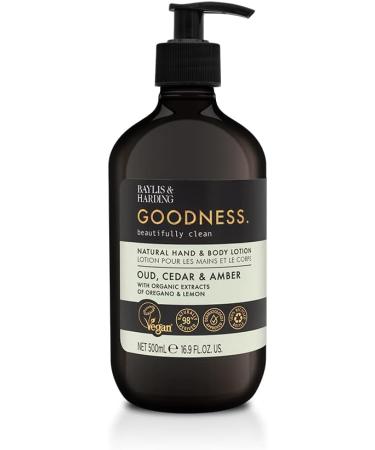 Baylis & Harding Goodness Oud  Cedar & Amber Hand & Body Lotion - Pack of 3 - 16.9 Fl Oz. - Buy Online on GoSupps.com