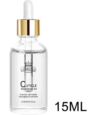 Vitamin Nail Strengthening Cuticle Oil with dropper For Fingernail Or Toenail Nail Strengthener Oil For Damaged And Weak Nails 15ml Green tea scent - Buy Online on GoSupps.com