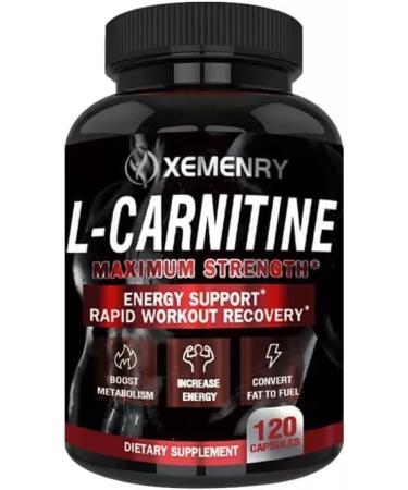 L-Carnitine 1330mg Capsules for Weight Loss Fat Burning L-Carnitine Tartrate with Calcium Carbonate 120 Count - Buy Online on GoSupps.com