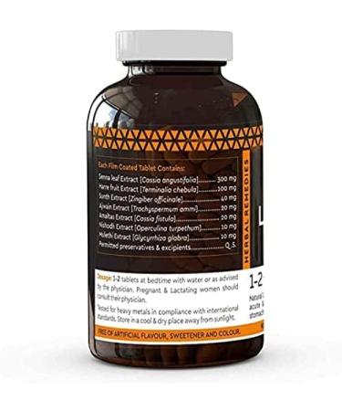 Puritans Herbal Lax Light Senna Leaf Tablets - Natural Constipation Relief | 30 Tablets - Buy Online on GoSupps.com
