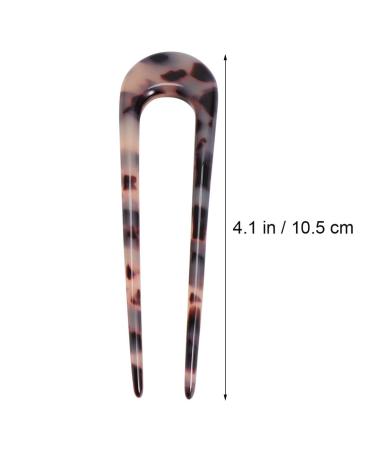 Minkissy 2pcs French Hair Forks - Celluloid Chignon Hairpins for Elegant Updos | U Pins & Bobby Pins | Braid & Twist Accessories (Random Color) - Buy Online on GoSupps.com