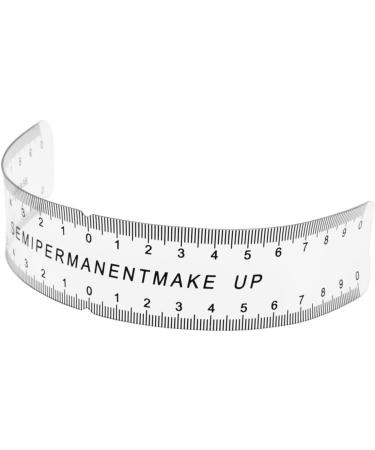 Hemoton 4 Pcs Professional Eyebrow Ruler Hairline Shaping Tool Brow Shaper Microblading Ruler Eyebrow Stamp mediumx4pcs Blackx4pcs - Buy Online on GoSupps.com