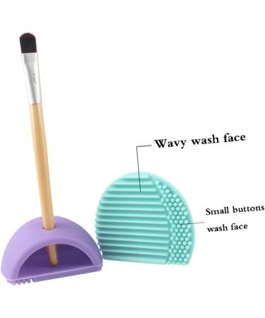 FRCOLOR 2 Pcs Makeup Brush Cleaning Pad Organizer - Best Makeup Brush Cleaner & Organizer for Flawless Skin - Buy Online on GoSupps.com