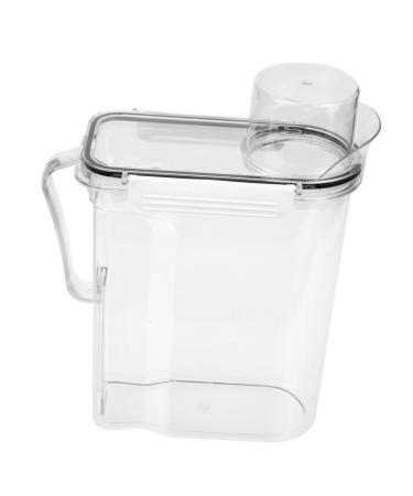 MAGICLULU 3pcs Laundry Storage Box Clear Laundry Laundry Soap Holder Plastic Filling 1 count (Pack of 1) Transparentx3pcs