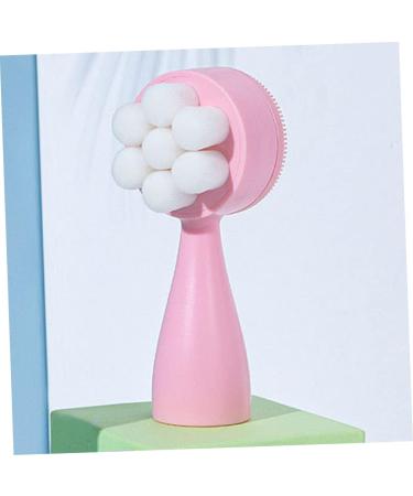 Ipetboom Double Sided Facial Cleansing Brush Lady Facial Brush Silicone Face Scrubber Brush for Face Cleaning Brush Female Facial Brush Silica Gel 3d Pores Makeup Brush Pink - Buy Online on GoSupps.com