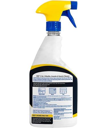 Zep NEW Home Pro 2-In-1 Marble Granite & Stone Cleaner - 24 Fl. Oz. (Case of 6) | Pro Trusted Family Friendly Refreshing Scents | International Shipping Available - Buy Online on GoSupps.com