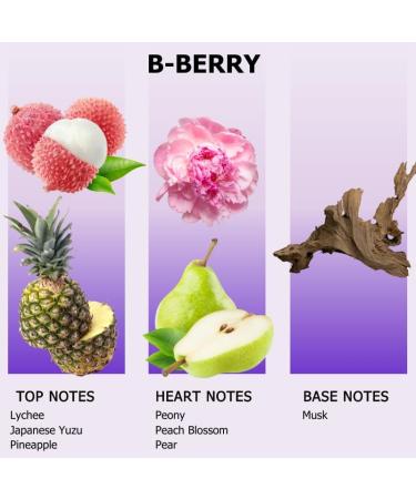 Aromely B-Berry Diffuser Oil Scent - Essential Oils for Diffusers Aromatherapy - Sophisticated Aroma Blend of Lychee Japanese Yuzu Pineapple Tangerine - 150ml B-Berry 5 Fl Oz (Pack of 1) - Buy Online on GoSupps.com
