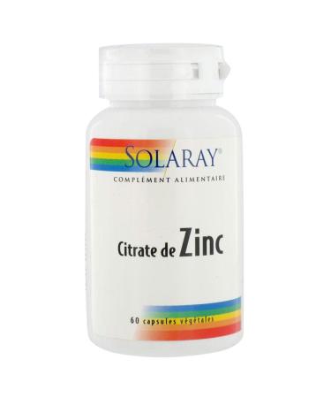Solaray - Zinc - 60 capsules - Against acne