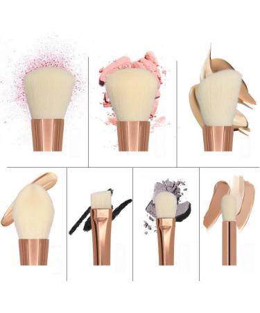 DFHBFG 7-Piece Loose Powder Brush Set - Premium Beauty Tools for Flawless Makeup Application - Buy Online on GoSupps.com