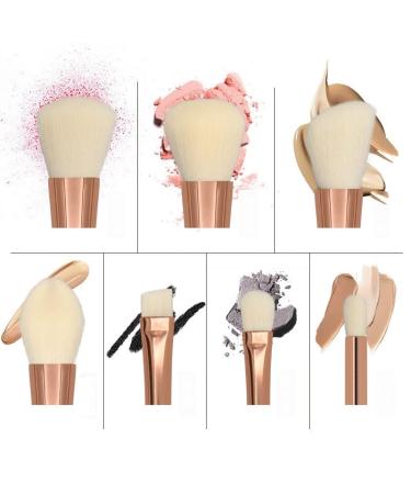 MADALIAN 7-Piece Loose Powder Brush Set | Premium Beauty Tools & Blush Makeup Brushes for Flawless Grooming - International Shipping Available - Buy Online on GoSupps.com