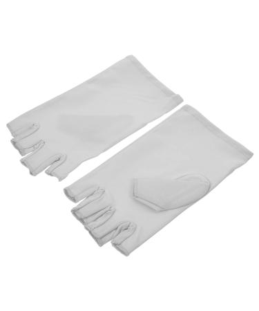 FRCOLOR 3 Pairs Nail Gloves Led Gloves Uv Manicures Gloves Nail Art Hand Cover Uv Manicure Gloves Half Finger Light Protection Gloves Reusable Gloves Uv Gloves Lamp Summer Spandex - Buy Online on GoSupps.com