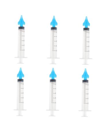 6pcs Ear Rinser Ear Tunnels Nose Flusher for Nose Cleaner Ear Flush Syringe Ear Wax Washers Ear Washer Bottle Earwax Cleaners Ear Cleaning Liquids Syringe Ear Care Supplies