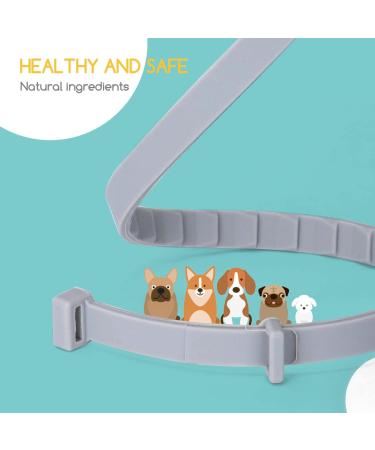 Nobleza Dog Tick Collar - 2 PCs Waterproof Adjustable Up to 8 Months Flea & Tick Protection 100% Natural Ingredients - Best for International Shipping - Buy Online on GoSupps.com
